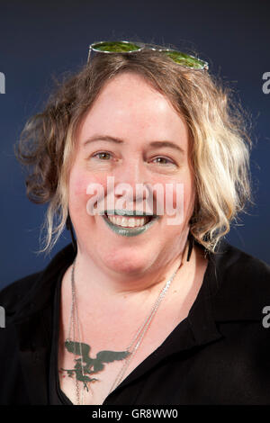 Kelly Link, the American editor and author of short stories, at the Edinburgh International Book Festival. Edinburgh, Scotland. 28th August 2016 Stock Photo