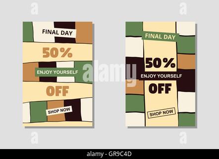 Big sale up to 50 percent off. Vector illustration Stock Vector