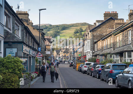 Ambleside Town, Lake District, Cumbria, UK Stock Photo