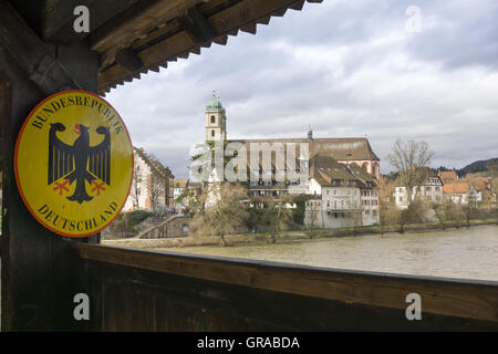 Bad Saeckingen, Waldshut District, Upper Rhine, Black Forest, Baden-Wuerttemberg, Germany, Europe Stock Photo