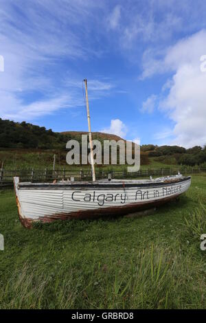 Calgary Art in nature Isle of Mull Scotland  September 2016 Stock Photo