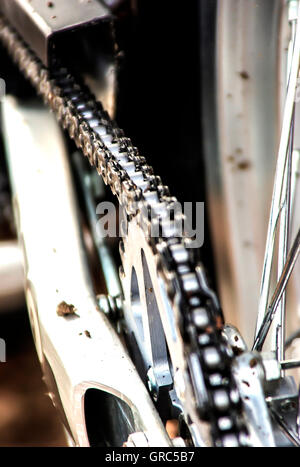 Motorcycle Chain Stock Photo