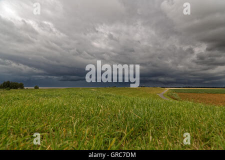 A Storm Draws On Stock Photo