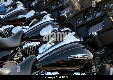 Harley Davidson Motorcycle Stock Photo