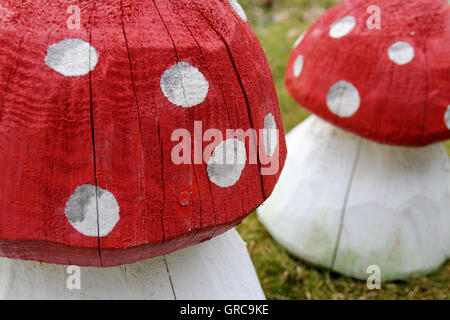 Wood Mushroom Stock Photo