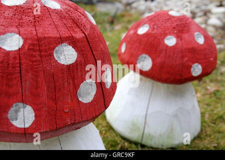 Wood Mushroom Stock Photo