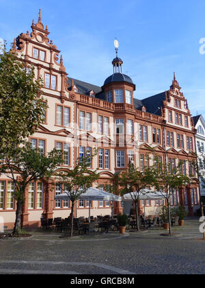 House To The Roman Emperor,Liebfrauenplatz,Gutenberg Museum And Town Clerk Apartment,Mainz,Rhineland-Palatinate,Germany,Europe Stock Photo