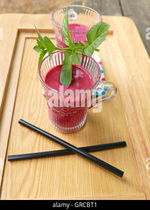 Berry Smoothie Stock Photo