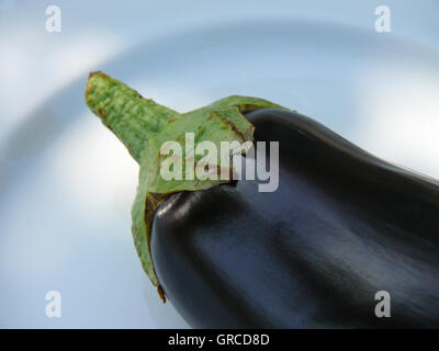 Aubergine, Solanum Melongena Stock Photo