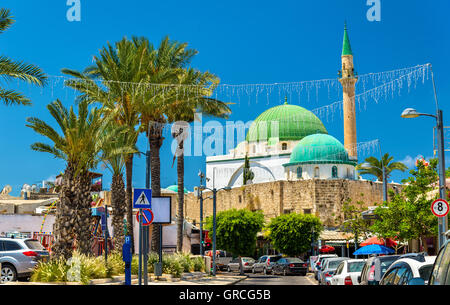 Al Jazzar Mosque in Acre Stock Photo