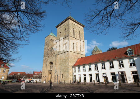 Osnabrueck Cathedral Stock Photo