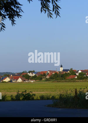 Kaltenbrunn, Idyllic Village In Upper Franconia Stock Photo