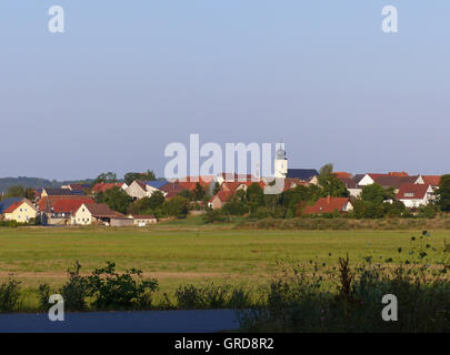 Kaltenbrunn, Idyllic Village In Upper Franconia Stock Photo