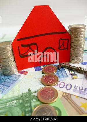 Symbol Photo Buying A House Stock Photo