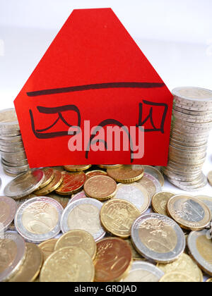 Symbol Photo Buying A House Stock Photo