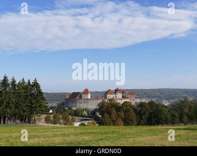 Harburg, Swabia, Harburg castle, Romantic Road, Romantische Strasse ...