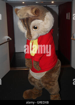 Alvin And Chipmunks Road Chip Cinemaxx Magdeburg Stock Photo