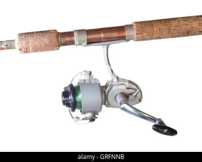 Old spinning reel green fishing hi-res stock photography and images - Alamy