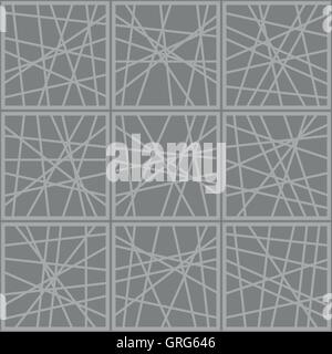 Contemporary arabesque seamless pattern in two shades of gray Stock Vector