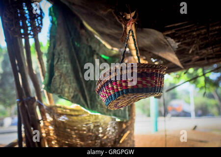 Cairo, Egypt. 7th Sep, 2016. Straw-traditional products are seen, in Cairo, Egypt, on September 7, 2016 Credit:  Amr Sayed/APA Images/ZUMA Wire/Alamy Live News Stock Photo