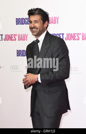 Berlin, Germany. 07th Sep, 2016. Patrick Dempsey at the Premiere of 'Bridget Jones Baby' in Berlin. /on 7th of September 2016. | usage worldwide © dpa/Alamy Live News Stock Photo