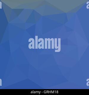 Deep Sky Blue Abstract Low Polygon Background Stock Vector