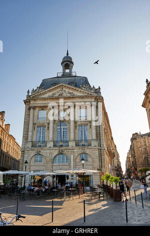 Place de la Bourse, Bordeaux, Gironde, Aquitaine, France, Europe Stock Photo