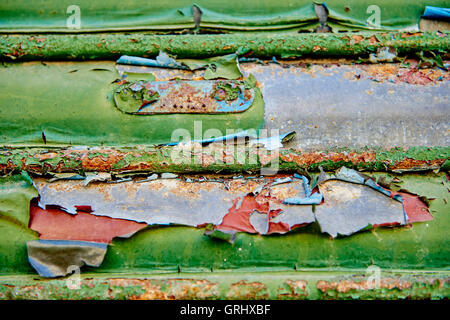 Detail of deteriorated Blind Stock Photo