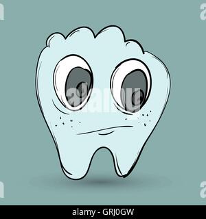 Funny monster. Suitable for childrens stories and fairy tales. Vector Stock Vector