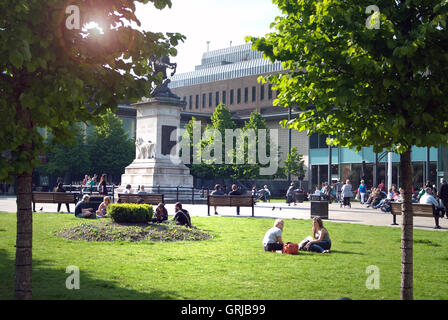 Old Eldon Square, Newcastle Upon Tyne Stock Photo