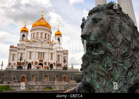 Christ the Savior Cathedral in Moscow, Russia Stock Photo