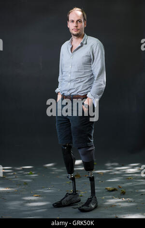 Former soldier and author Harry Parker. Stock Photo