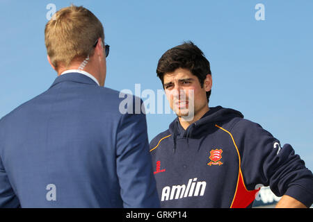 Alastair Cook of Essex and England - Essex CCC Press Day at the Essex County Ground, Chelmsford - 01/04/14 Stock Photo