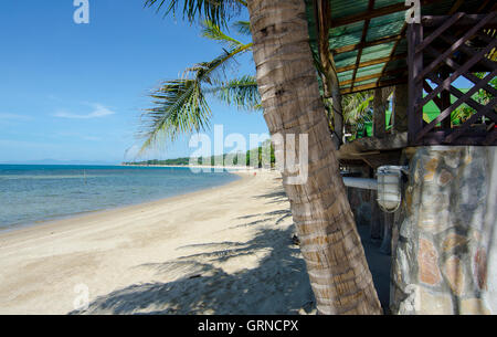 Empty beach on the paradise island of Koh Samui, Thailand Stock Photo