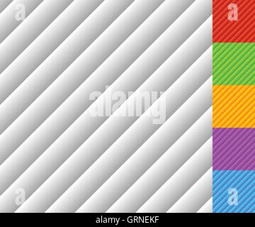 Slanted lines pattern with gradient fills. Each tile is seamless. Stock Vector