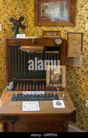 New Hampshire Telephone museum in Warner NH Stock Photo