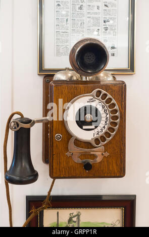 New Hampshire Telephone museum in Warner NH Stock Photo