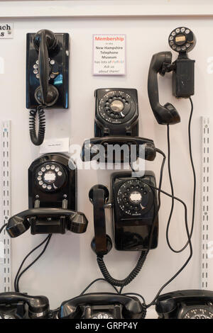 New Hampshire Telephone museum in Warner NH Stock Photo