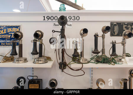 New Hampshire Telephone museum in Warner NH Stock Photo