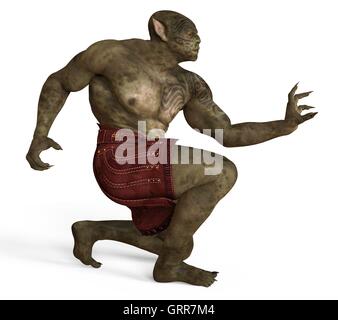 3d illustration of Scary monster Stock Photo - Alamy