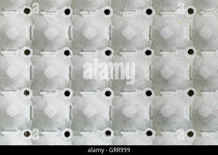 Egg tray or carton made from paper background. Stock Photo