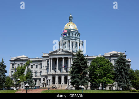 Colorado State Capitol building is located in Denver, Colorado, USA. Stock Photo