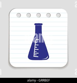 set of laboratory equipment Stock Vector