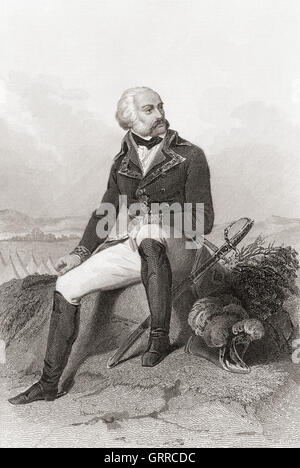 Adam Philippe, Comte de Custine, 1740 – 1793.  French general. Stock Photo