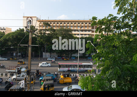 Telangana Secretariat at Telugu Talli Flyover Stock Photo - Alamy
