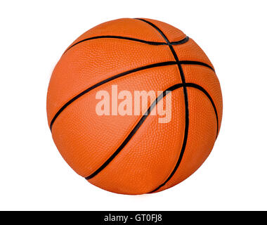 Basketball ball over white background. Stock Photo