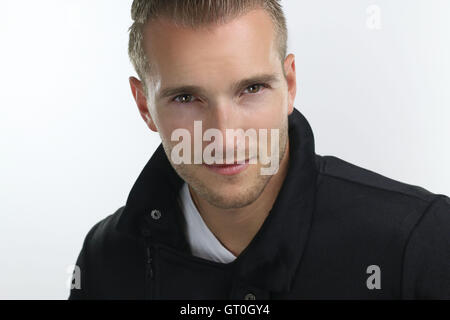 Handsome Caucasian male Stock Photo