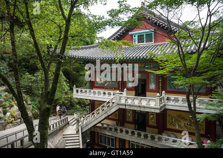 Chungcheongbuk-do, South Korea - August 29, 2016: Guinsa temple in Sobaek Mountains, South Korea Stock Photo