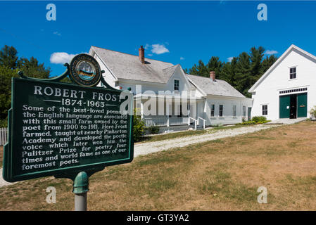 Robert Frost farm Derry New Hampshire Stock Photo