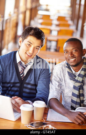 Handsome students Stock Photo